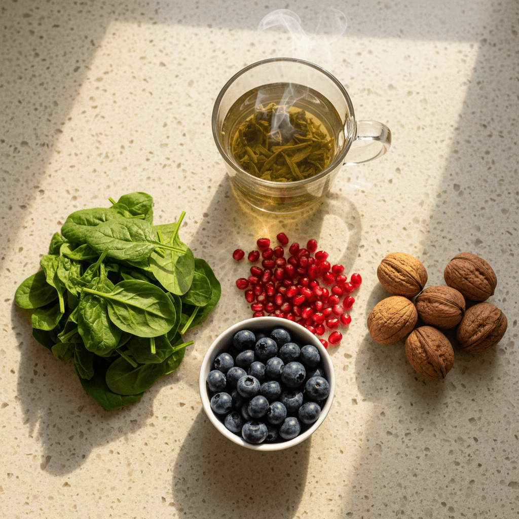5 Antioxidant Foods to Improve Wrinkles and Age Spots in Your 40s
